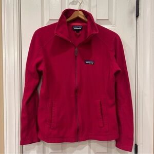Patagonia Full Zip Up Fleece Jacket Women’s Raspberry Pink Size Small